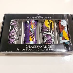 Nightmare Before Christmas Glassware Set of 4